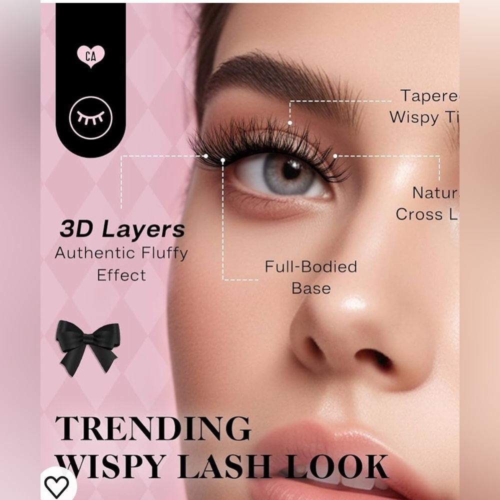 CALAILIS False Eyelashes Natural Look $25 each